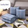 Foldable Multifunctional Nap Cushion: Pillow & Blanket for Car & Office