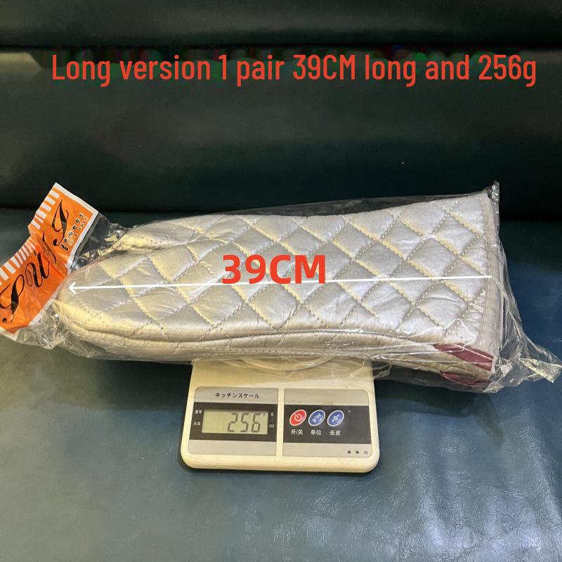 

Серебряные термостойкие перчатки для духовки и микроволновки для кухни и стирки