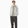 ThIs Is Never That Ss25 Zip Up Hoodie Heather Grey