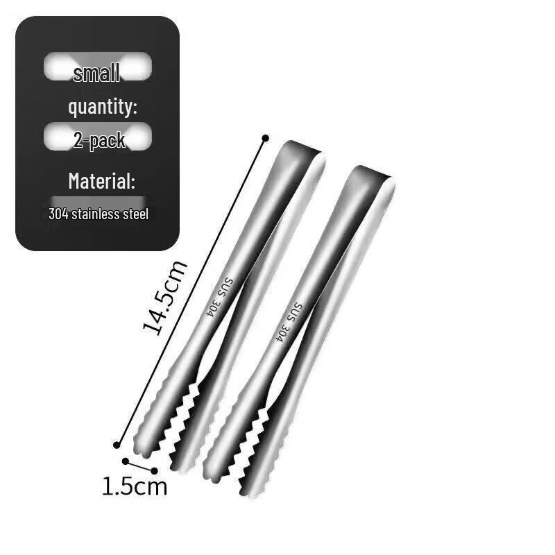 Multi-functional 304 Stainless Steel Food Tongs