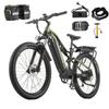 BURCHDA Bicicleta elétrica B27 1500W com pneus largos 27,5 x 2,8 polegadas, bateria 48V 20Ah, 9 velocidades, bicicleta de montanha elétrica, bicicleta de cidade elétrica para adultos