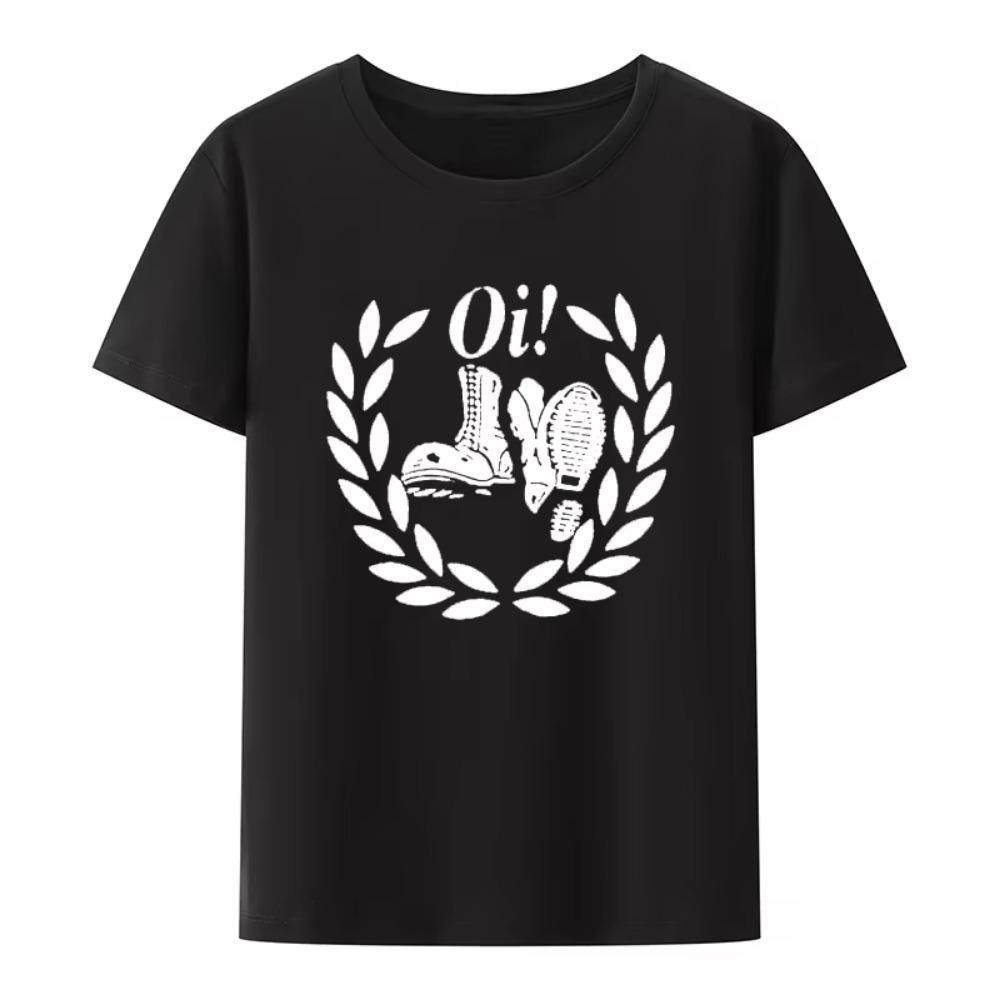 

Men Skinhead Oi Printed Tshirt Punk Ska Scooter Crucified 4skin Top Christmas Gifts Tees Classic Vintage Streetwear Camisetas S