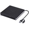 Portable USB 3.0 USB-C External CD DVD Drive DVD +/-RW Burner CD Player Reader Writer Recorder For Laptop Desktop