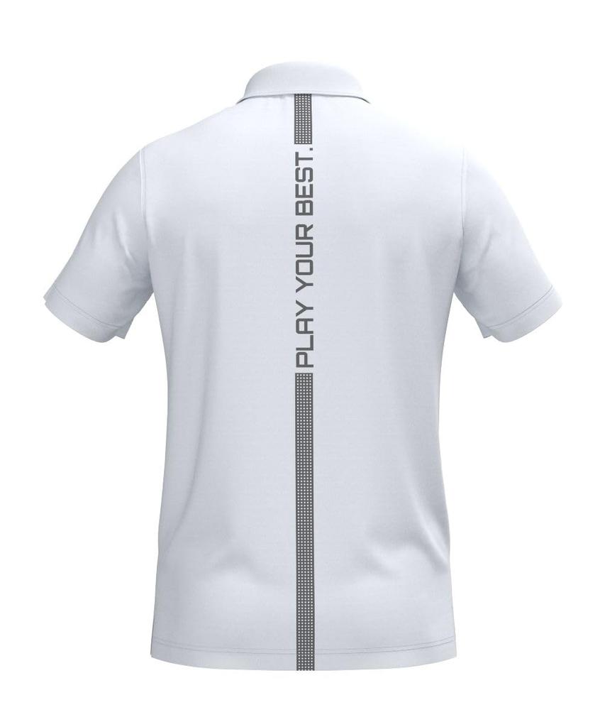 Ping Apparel Men's Short Sleeve Polo Shirt (UV Protection & Evaporative Cooling) / Golf / 621-4260811 030_White, Size 3L