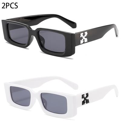 Stylish Small Frame Square Sunglasses Men Women Leopard Classic Style Sun Glasses Anti-UV Travel Fishing Hiking Eye Wear For Female