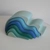 Montessori Wooden Wave Building Blocks - Educational Toy for Early Childhood Development