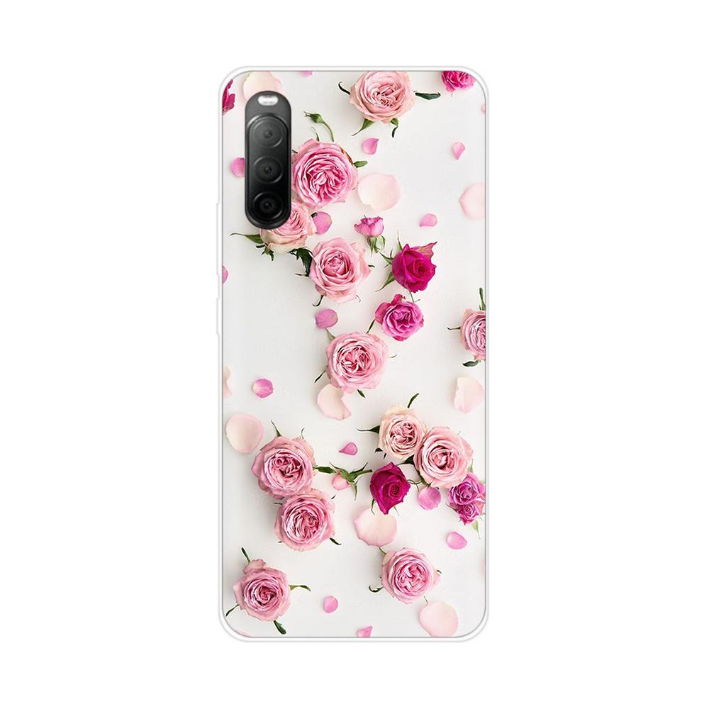For SONY Xperia 10 iii 10 II Cases 10iii Soft TPU Silicone Bumper Phone Cases For Sony Xperia 10 II 10 III Cases Cover Fundas