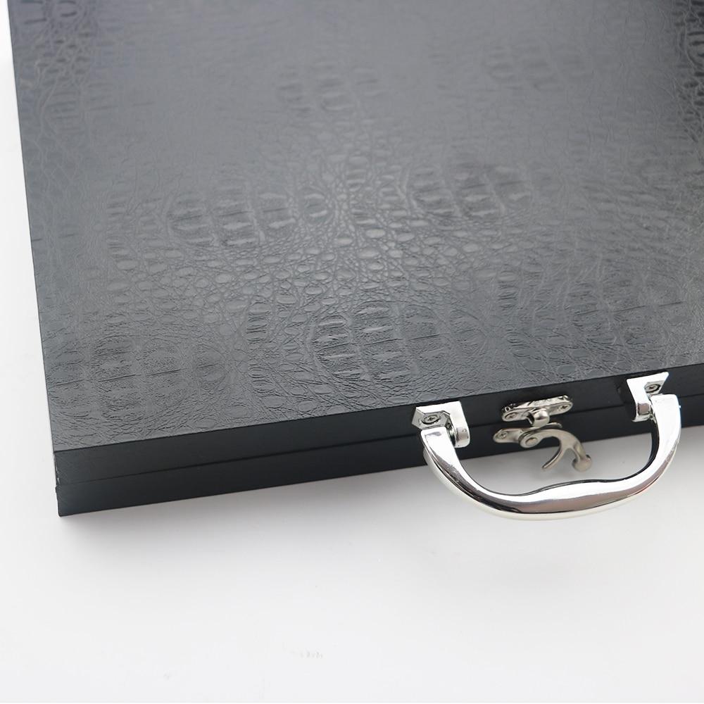 Dinnerware Set High Quality 3 Color Empty Wooden Box Tableware Gift Box Red Box Can Hold 24Pieces of Silverware