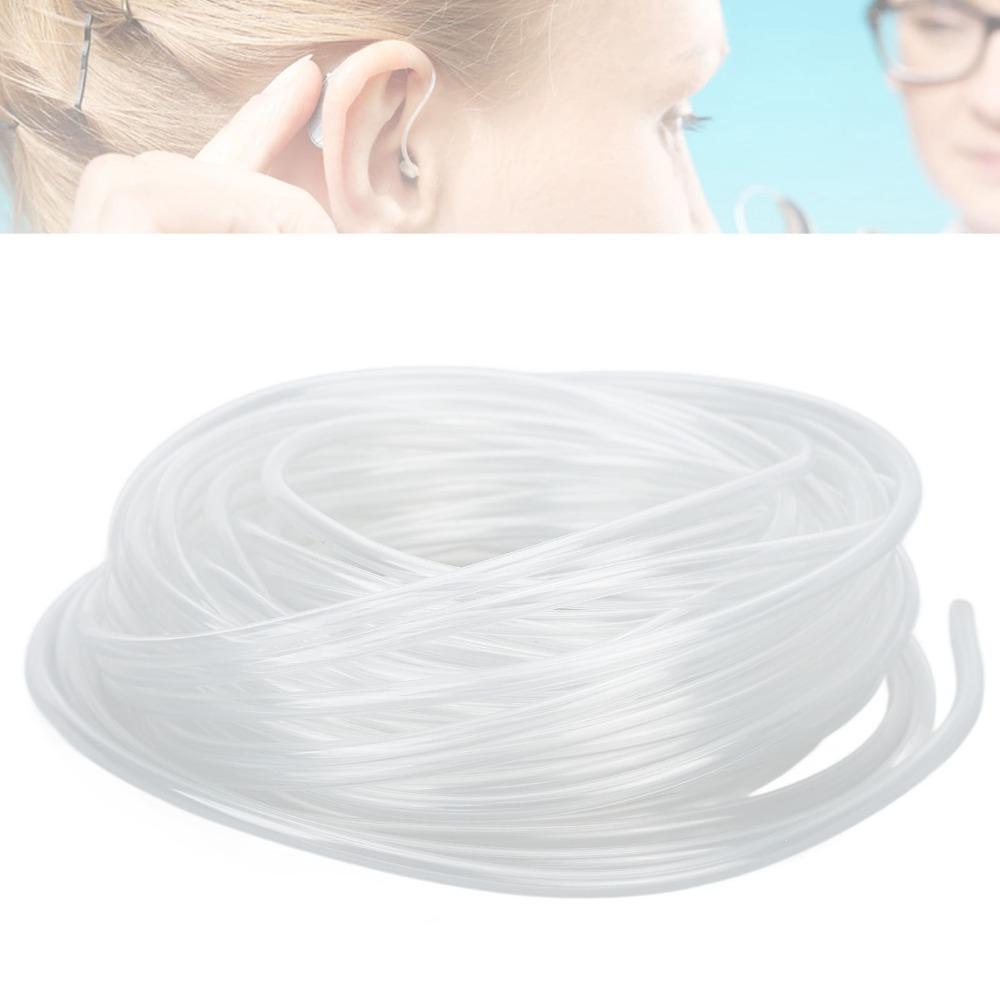 Flexible Earmold Hearing Tube Transparent Preformed Sound Tube Hearing Aid Tubing For Hearing Aids