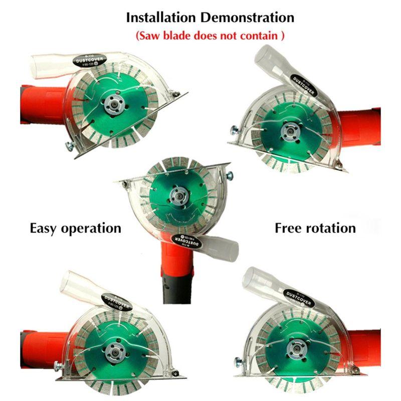 Clear Cutting Dust Shroud Grinding Cover for Angle Grinder & 3in/4in/5in Saw Blades