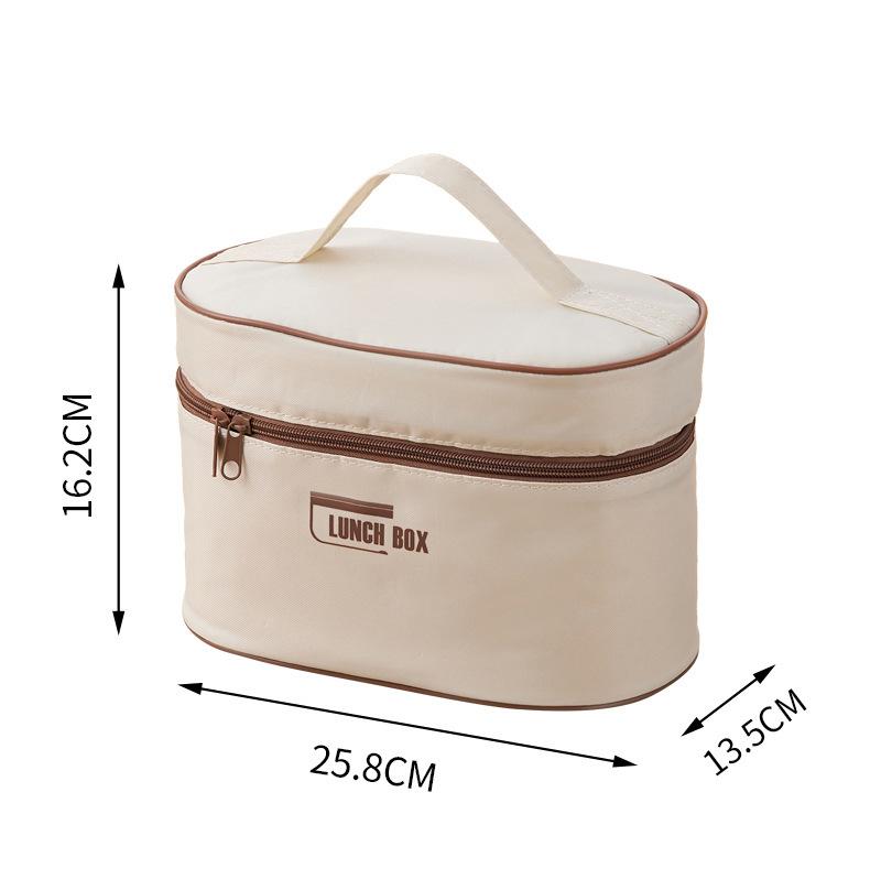 Portable Insulated Lunch Box Storage Bag Waterproof Bento Bags Large Capacity Dustproof Food Thermal Bag For Students