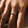 MODIAN Moissanite Engagement Ring for Women - D Color, S925 Silver, Luxury Niche Design with Shiny Pave Setting