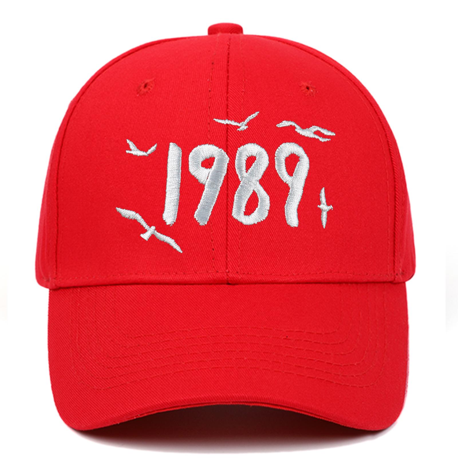 1989 Women s Seagull Duckbill Baseball Cap Adjustable красный