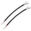 look-2Pcs Motorcycle Turn Signal Wiring Harness Connector Turn Signal Plug Adapter for