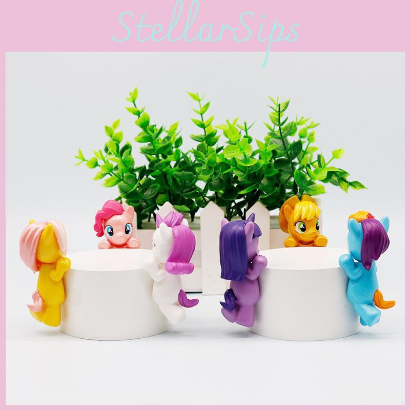 Little Pony My PVC Figuren Spielzeugmodell Ornamente Sets Für Anime- und Spielzeugliebhaber