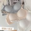 Japanese Underwear Women's Small Breasts Gather Pure Cotton Thin Students High School Girls Without Steel Rims Bra Close Sub-breasts To Prevent