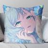 Hikawa Hina Anime BanG DDream Pillow Case Fashion Square Pillowcase Bedroom Sofa Room Ins Decoration Leisure