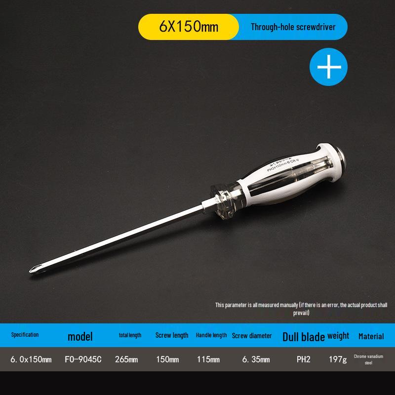 Industrial Grade Magnetic Screwdriver Set - Super Hard, Impact Resistant, Flat & Phillips Slotted Heads