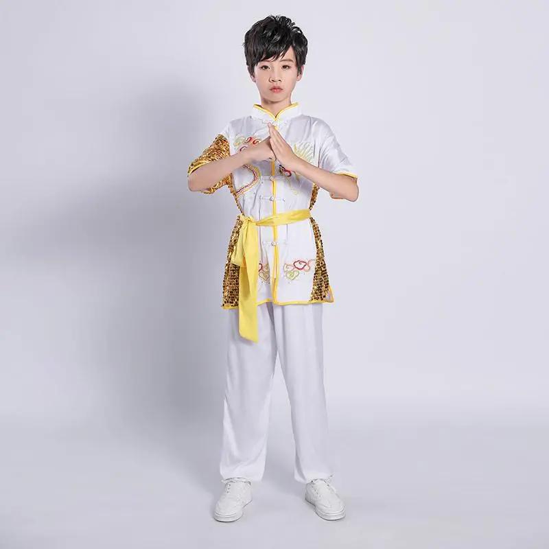 Martial Arts Costumes Children's Practice Clothes Performance Costumes Youth Training Clothes Changquan Costumes Competition Kung Fu Costumes
