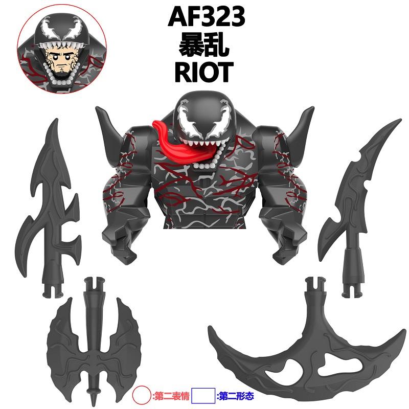 Disney Building Blocks Mini Model Characters Marvel Venom Assembled Mobile Doll Carnage Symbiotic Action Doll Birthday Gift