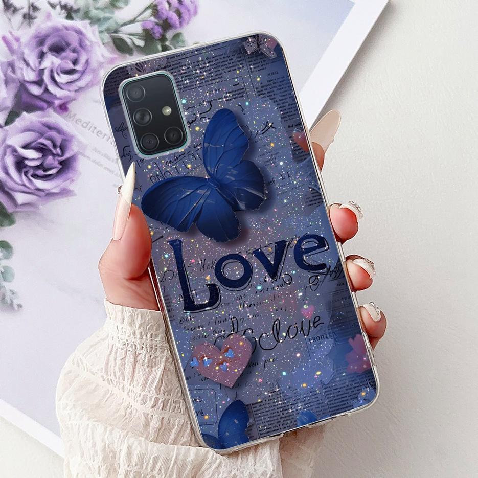 For Samsung Galaxy A31 A51 A71 Case A315F A515F A715F New Luxury Painted Cover Soft Silicone Case For Samsung A51 A 31 71 Fundas