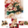 Weicher und kuscheliger Weihnachts-Teddybär Rot Mit Kleinem Bären-Design Geeignet für Teenager!
