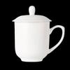 Classic Ceramic Office Mug with Lid and Handle