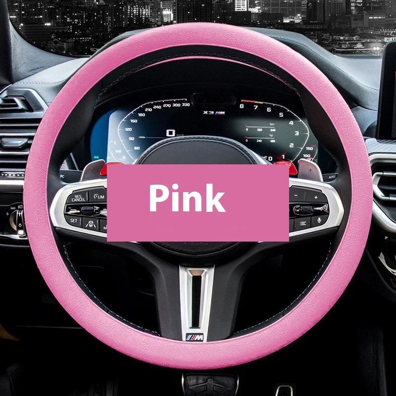 Anti-Slip Silicone Steering Wheel Cover - Universal Fit, Soft & Odorless Fits 14''/15''/16'' Wheels, Durable & All-Season