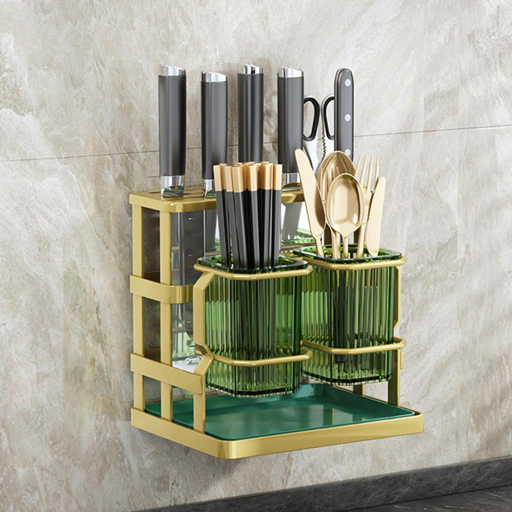 Utensil Holder Draining Chopstick Cage, Multifunctional Storage Cutlery Organizer, Tableware Stand