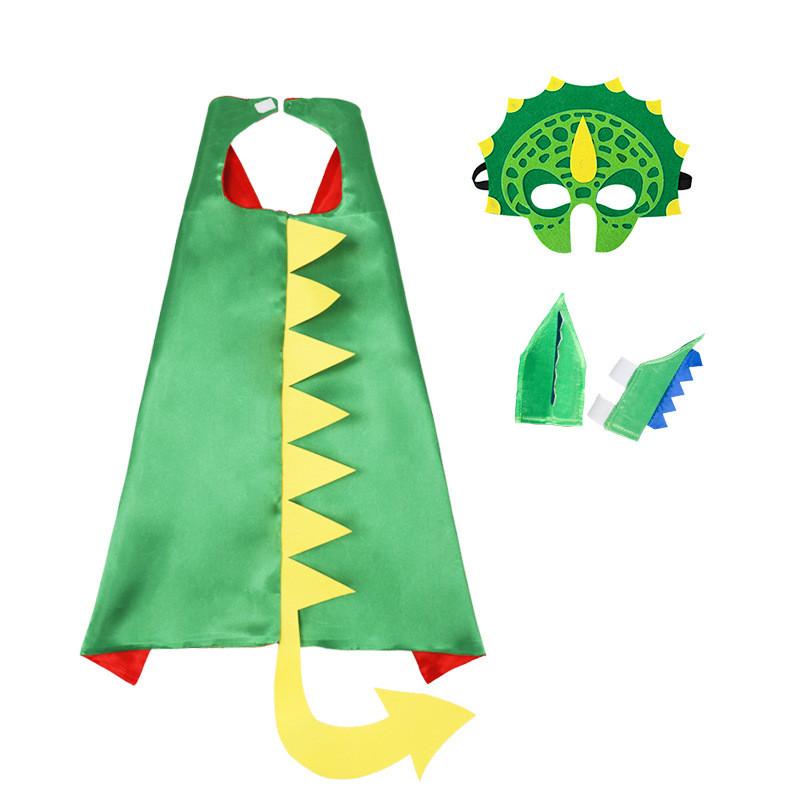 Cloak Kids Dinosaur Mask Set Tyrannosaurus Rex Performance Makeup Props Cosplay