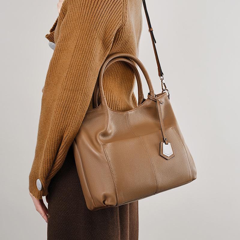Genuine Leather Women's Tote Bags New Luxury Designer Shoulder Bag High Quality Cowhide Women Crossbody Bag Fashi Handbags