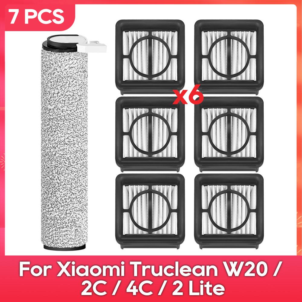 Fit For ( Xiaomi Truclean W20 / 2C / 4C / 2 Lite ) Roller Brush Filter Parts Accessories Replacement