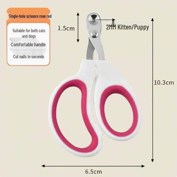 

Universal Anti-Scratch Nail Clippers for Cats & Dogs - Newbie Essential Pet Grooming Tool OPP Bag Packaging
