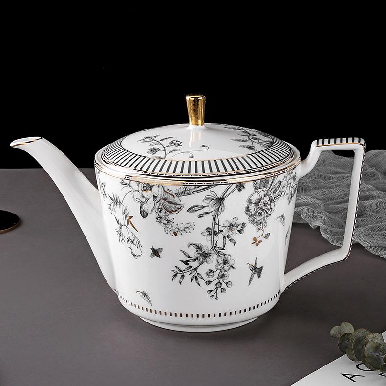FLORIS Porcelain Afternoon Tea Set: Ceramic Gift Mug, Coffee Cup, and Western Dinner Plate in Gift Box