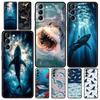 Phone Case For Samsung Galaxy S25 Edge S24 S23 S22 S21 Ultra S20 FE 5G S10 S10E S9 Plus Soft TPU Cover Shark