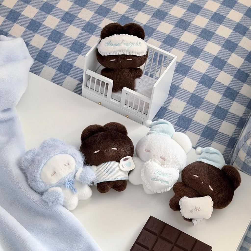 TOP TOY the Rabbit Keychain Plush Pendant Series Box 8 Gacha Gacha Blind Box Figure Plastic Model Premium Toy Baby Nemu Nemunemu Character Birthday