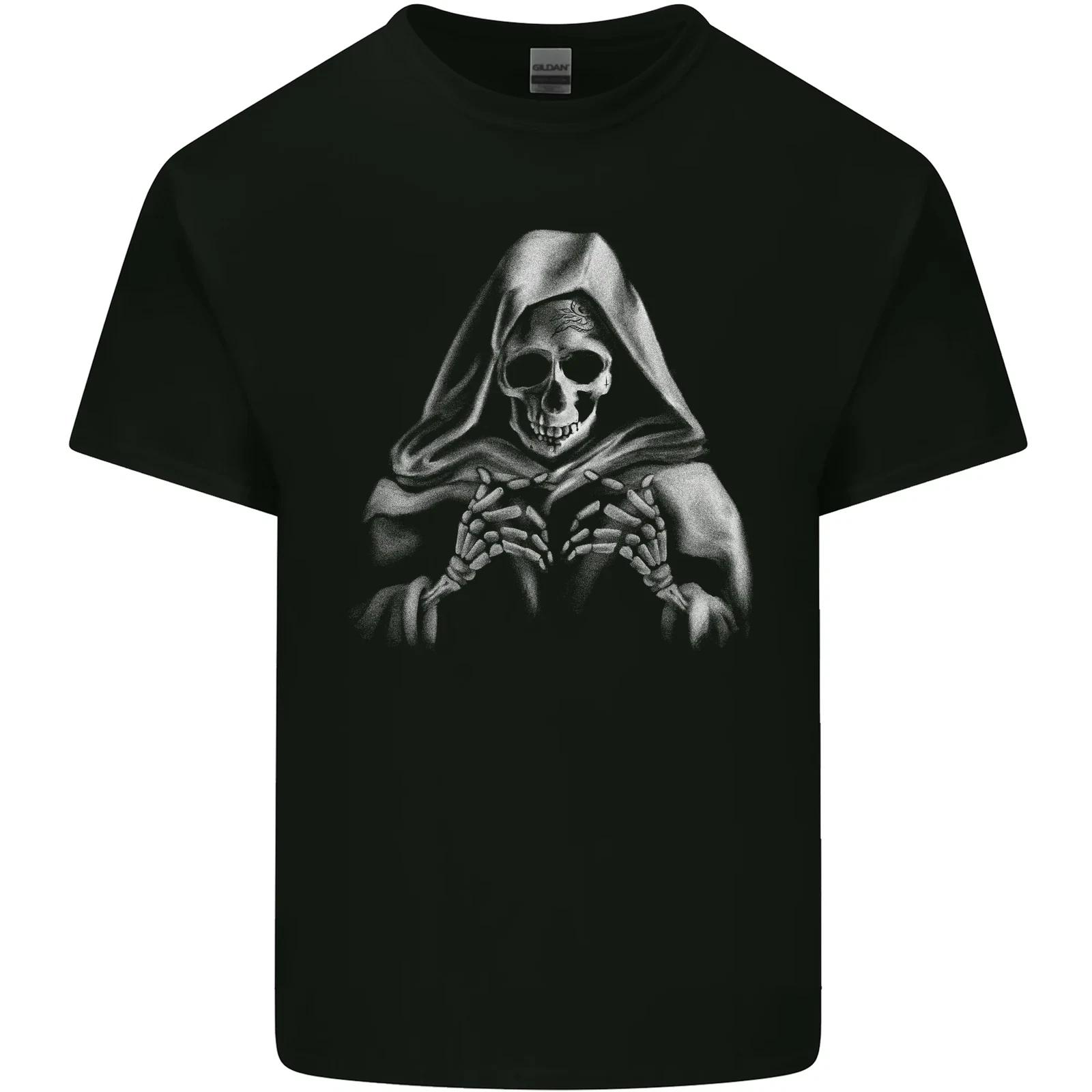 Grim Reaper Skull Kids T-Shirt Childrens 4XL