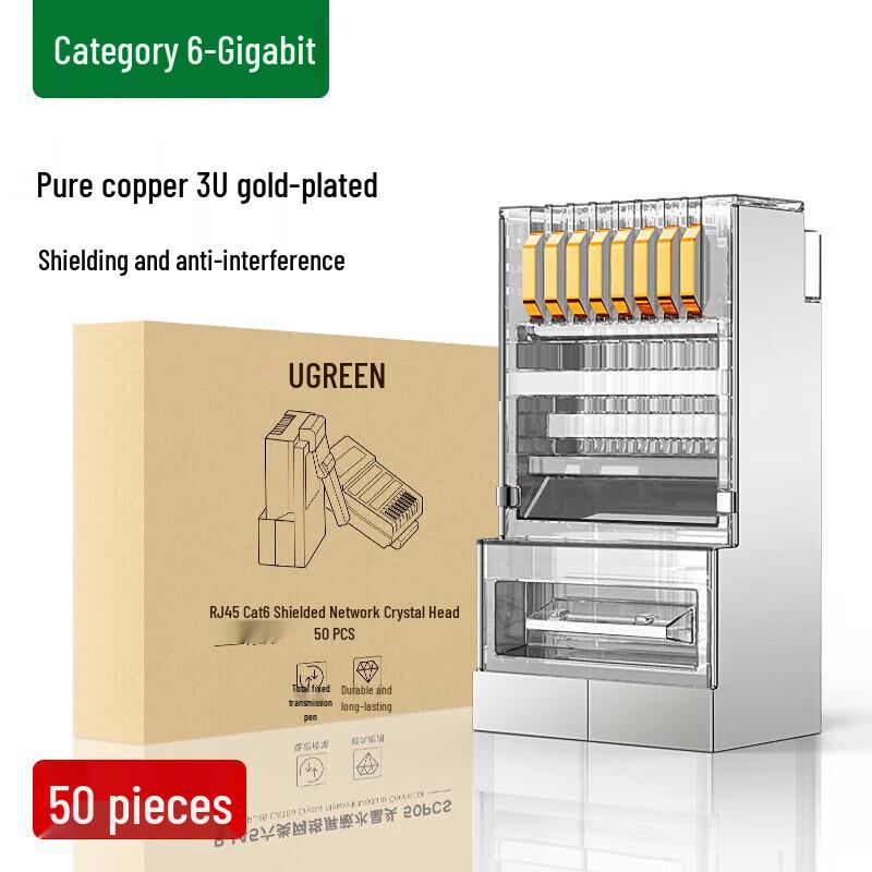 

Ugreen Cat6 Shielded RJ45 Modular Plugs