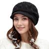 Casual Thickened Women's Winter Beret Wool Warm Duck Tongue Hat Ear Protection Windproof Ski Cap Outdoor