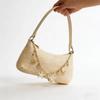Yogodlns Summer Straw Handbag Purse Chic Weaving Shoulder Bags with Seashell Embellishments Tote Bag for Women Vacation