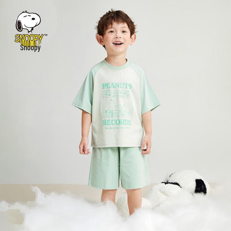 Snoopy Kids  Summer Short Sleeve Set 110