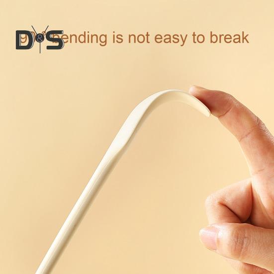 Silicone Jar Spatula for Scraping Spreading Long Handle Rubber Scraper for Jars Bottles Heat Resistant BPA Free Silicone Utensil for Home Kitchen