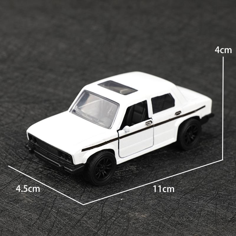 (Bagged) 1:38 Classic Alloy Lada Pullback Car, Retro Alloy Pullback Car, Children's Toy.