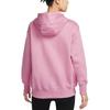 Nike Sportbekleidung Phoenix Fleecegefüttert Bequemes Kapuzenpullover mit langen Ärmeln Damen Element Pink/Segelweiß DQ5759-699