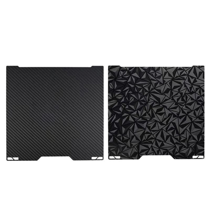335x325mm Textured Build Plate Steel 3D Printer Accessoies Printing Board Double Side 3D Printing Plate For H2C