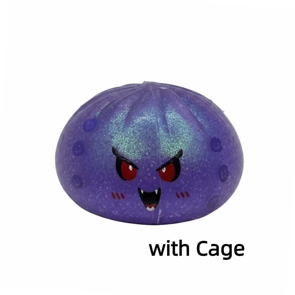 Lightweight Pumpkin Bun Squishy Baozi Spooky Soft TPR Toy Dumpling Squeeze Toy Adults