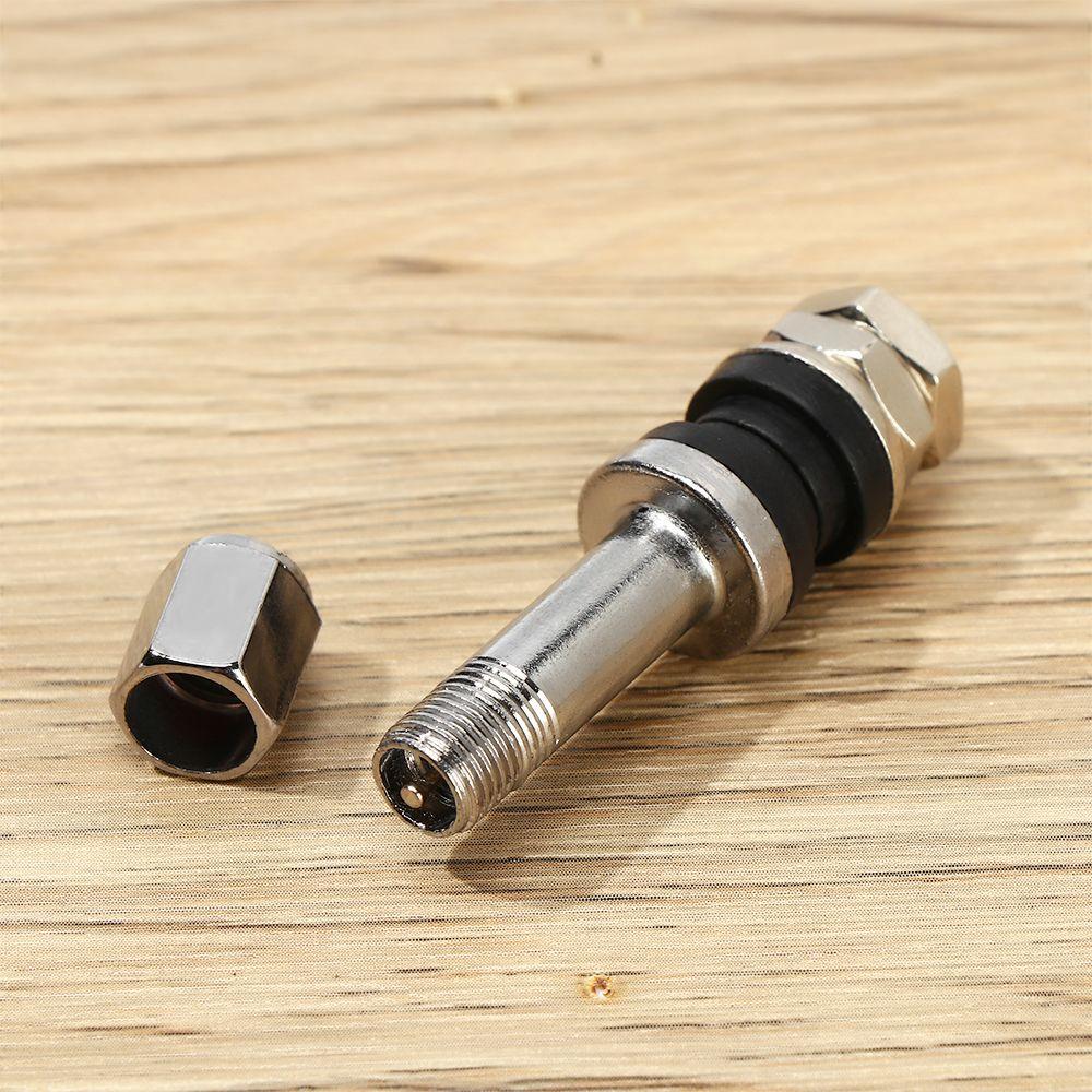 Bolt-in Style Car Tire Valve Stem Tubeless Wheel Tire Valve Stem Dust Cap Auto Tire Valve for TR48E/TR43E Automobile Parts