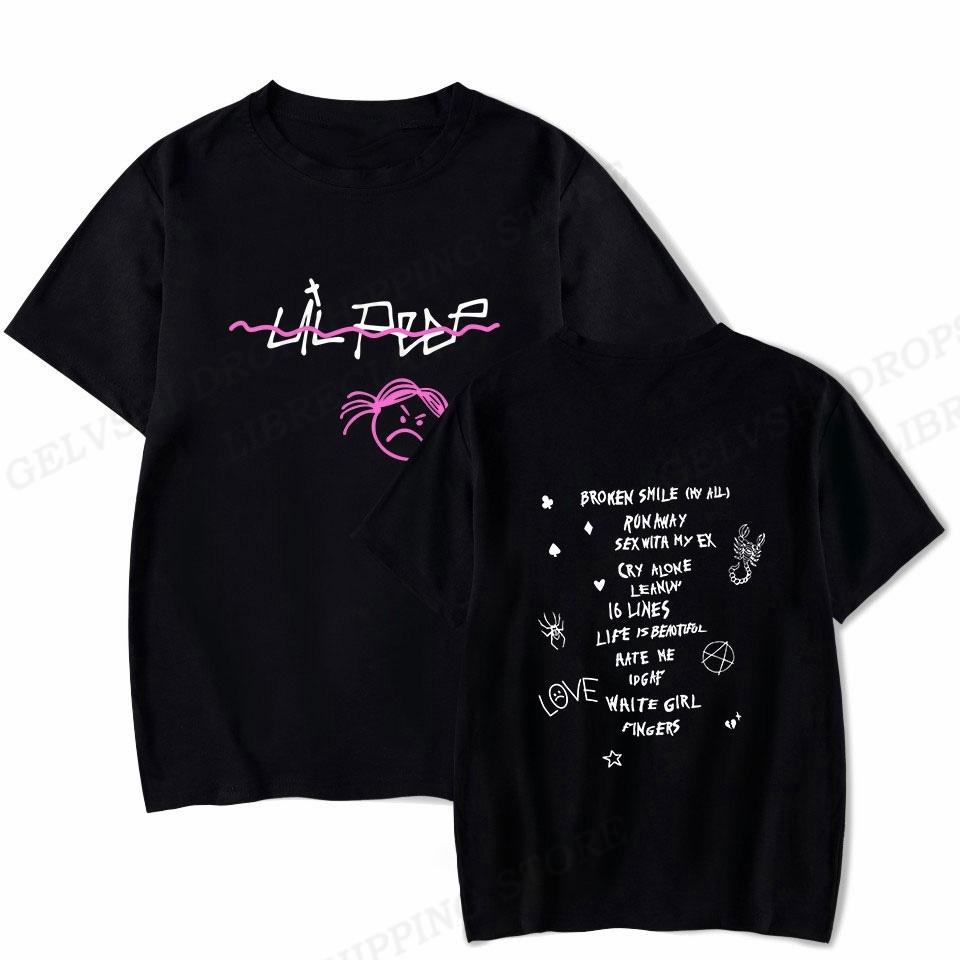 Love Tear Us Apart Lil Peep T Shirt Unisex Fashion T-shirts Cotton Tshirt Kids Hip Hop Tops Tees Rapper Tshirt Unisex Tshirt Boy Tee