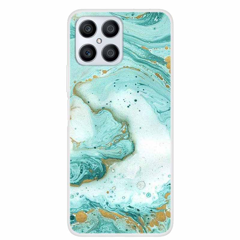 For Honor X8 4G Cases X 8 5G Clear Marble Soft TPU Silicone Back Cover For Honor X8 Phone Cases Fundas HonorX8 X 8 TFY-LX1 LX2