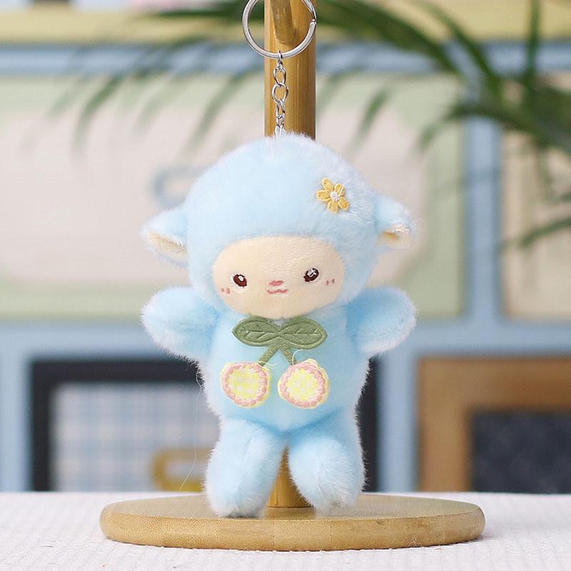 Plush Lamb Keychain Soft Toy With Pp Cotton Filling For Kids And Teens